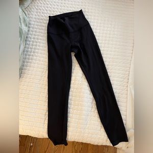 Lululemon black wunder wunder train high-rise leggings